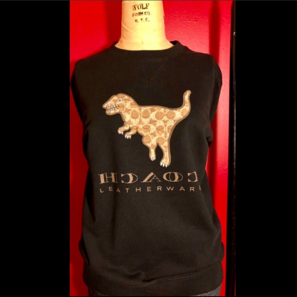 NWT Men's Coach Rexy Leatherware Sweatshirt US L
